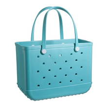 Load image into Gallery viewer, Large Teal Carryall Everyday Tote