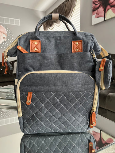 Diaper Bag Backpack - Dark Grey